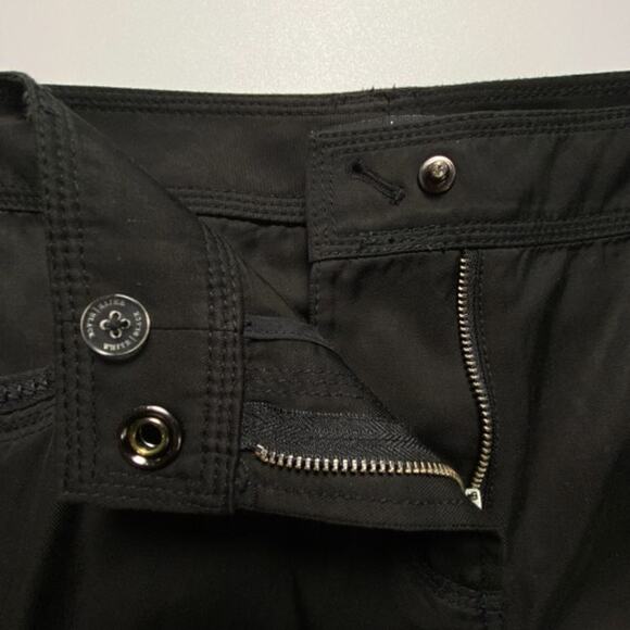 NWT WHBM Black Crop Pants Sz 10 Rhinestone Stud Cargo Style Embellished - Picture 7 of 15